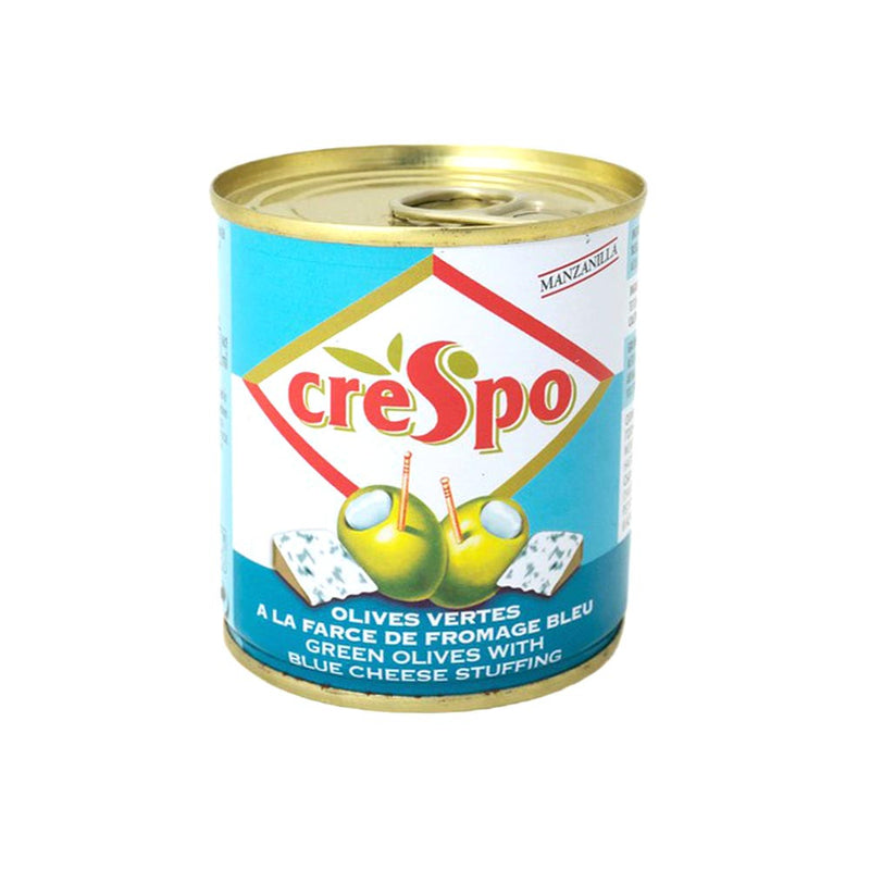 Crespo Olives Vertes À La Farce de Fromage Bleu 212 ml