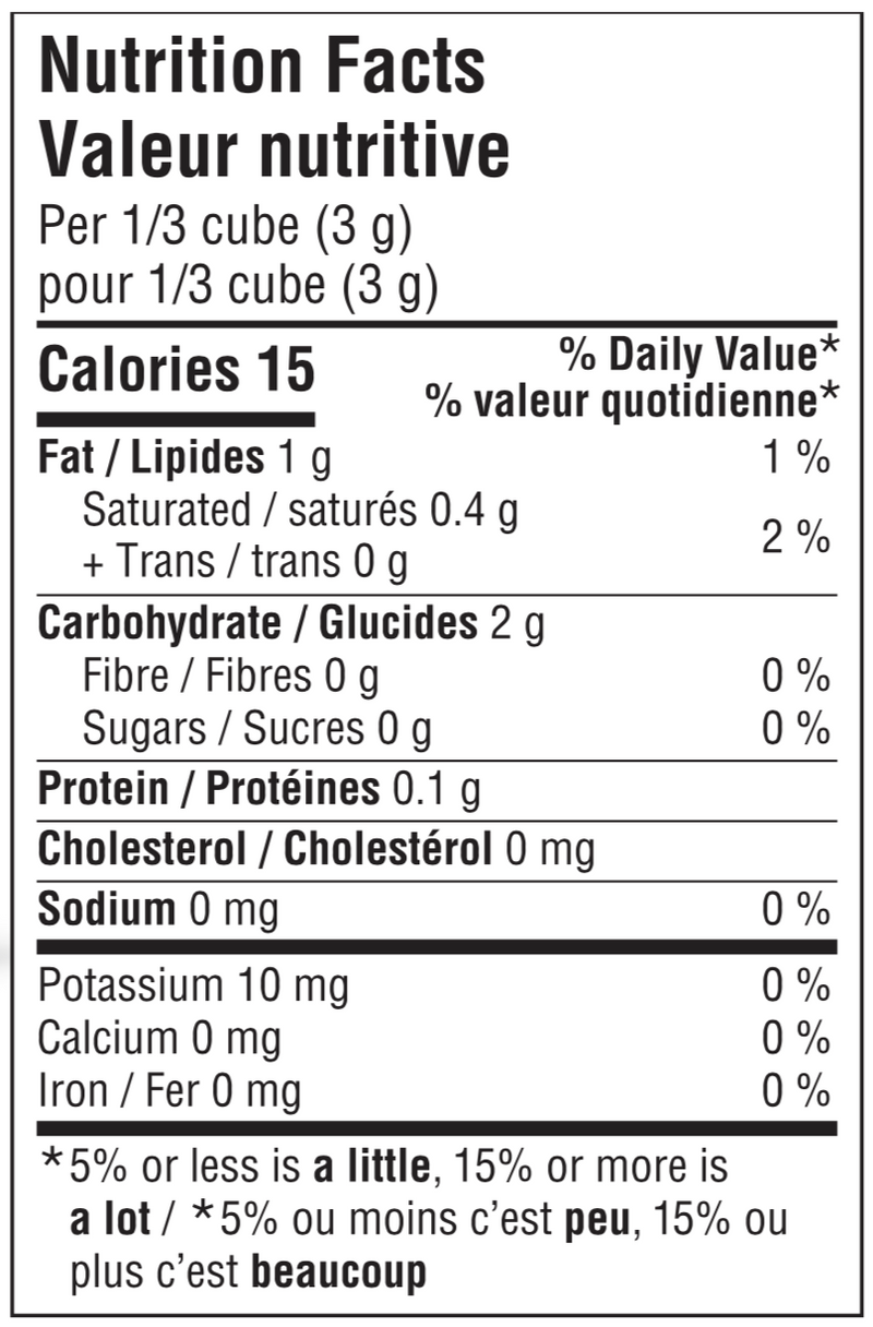 Cubes au poulet bio sans sel ajouté 54g