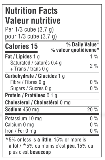 Cubes au poulet bio 66g