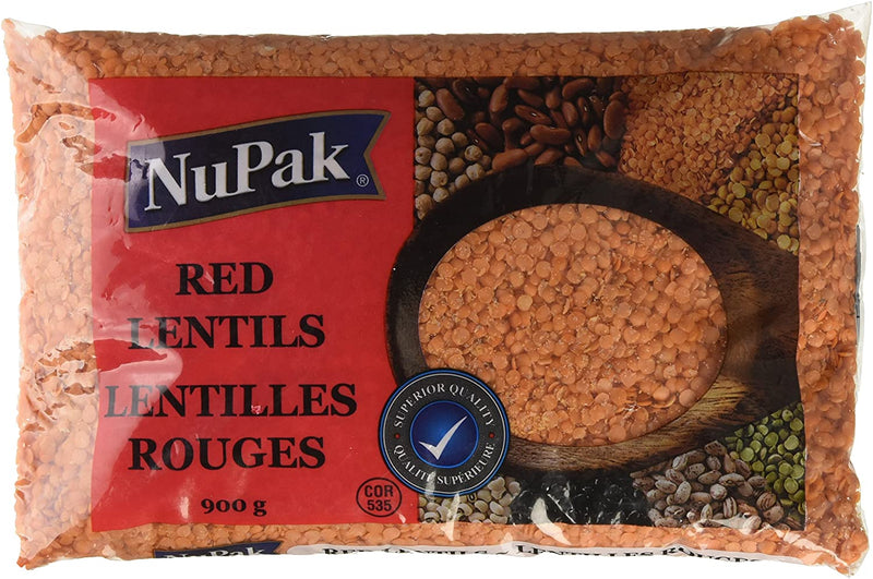 Lentilles rouges Nupak 900 g