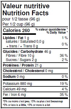 Lentilles vertes 500 g