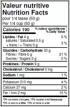 Amande avoine concassée bio 500 g