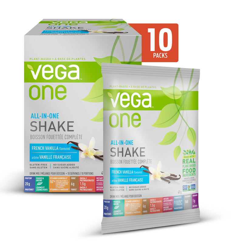 Vega One all in one shake Vanille française 41g