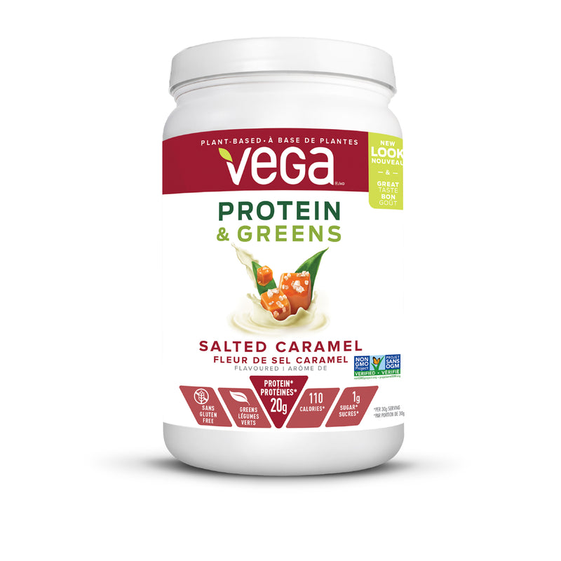 Vega Protein and greens Fleur de sel caramel 600g