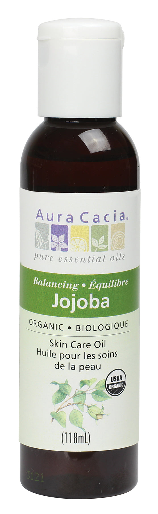 Huile de jojoba biologique Aura Cacia 118ml