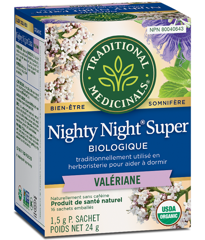 Tisane Nighty night super bio - valériane