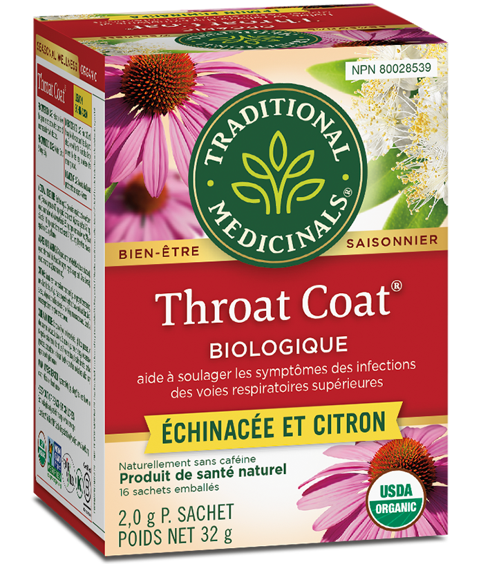 Tisane Throat coat bio- échinacée et citron